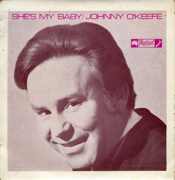 Johnny O'Keefe : She's My Baby (7", EP, Mono)