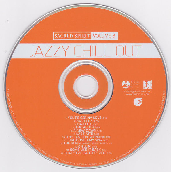 Sacred Spirit Featuring Eric-Jan Harmsen : Volume 8: Jazzy Chill Out (CD)