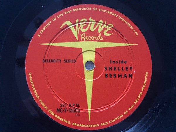 Shelley Berman : Inside Shelley Berman (LP, Mono)