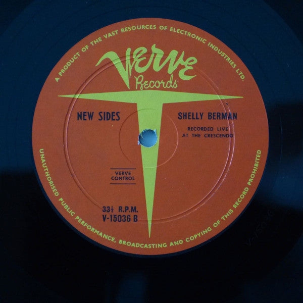 Shelley Berman : New Sides (LP, Album, Mono)