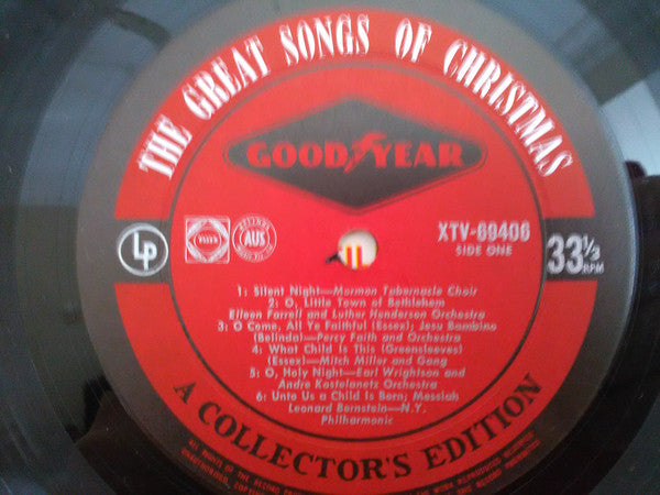 Various : The Great Songs Of Christmas (By Ten Great Artists Of Our Time) (LP, Comp, Ltd)