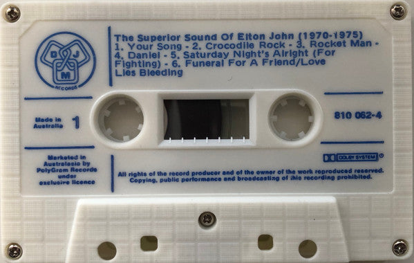 Elton John : The Superior Sound Of Elton John (1970-1975) (Cass, Comp)