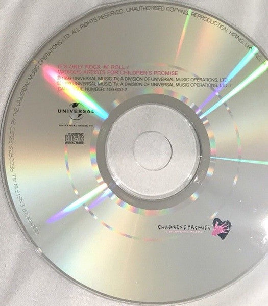 Various Artists For Children's Promise : It's Only Rock 'N' Roll (CD, Single, Enh)