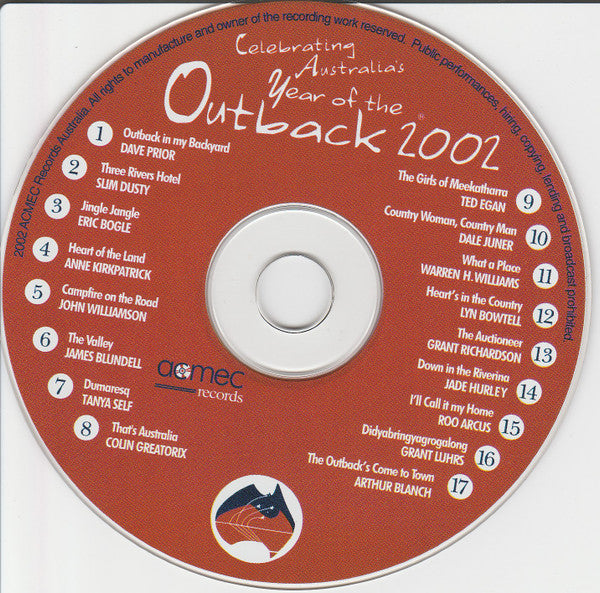 Various : Celebrating Australia's Year Of The Outback (CD, Comp)
