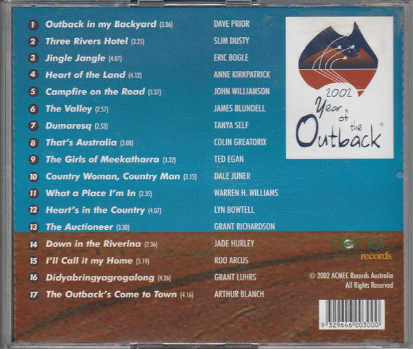 Various : Celebrating Australia's Year Of The Outback (CD, Comp)