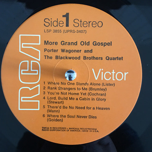 Porter Wagoner, The Blackwood Brothers Quartet : More Grand Old Gospel (LP, Album, RE)