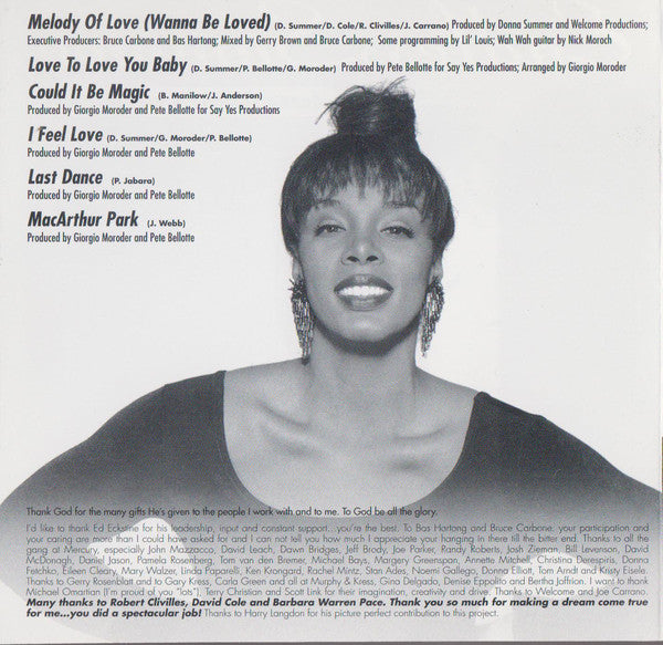 Donna Summer : Endless Summer (Donna Summer's Greatest Hits) (CD, Comp)