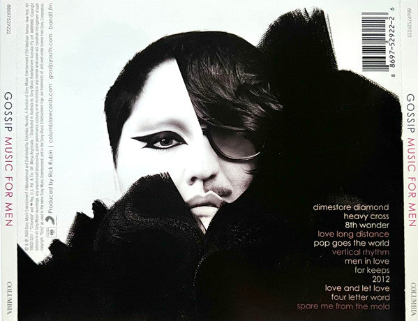 Gossip* : Music For Men (CD, Album)