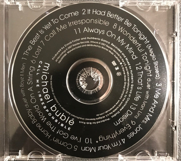 Michael Bublé : Call Me Irresponsible (CD, Album)