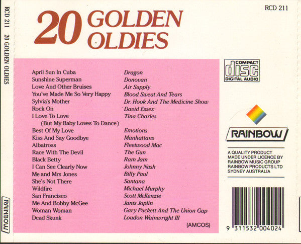 Various : 20 Golden Oldies (CD, Comp)