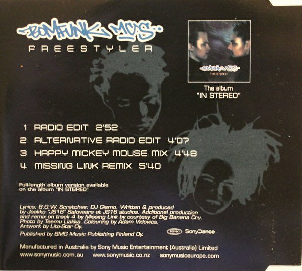 Bomfunk MC's : Freestyler (CD, Single)