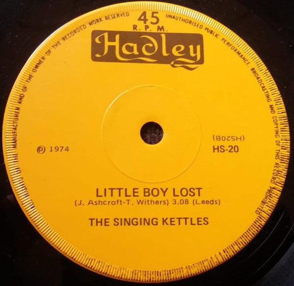 The Singing Kettles : A Satisfied Mind (7", Single)