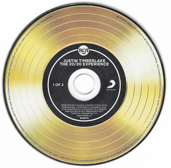 Justin Timberlake : The 20/20 Experience - The Complete Experience (2xCD, Comp)