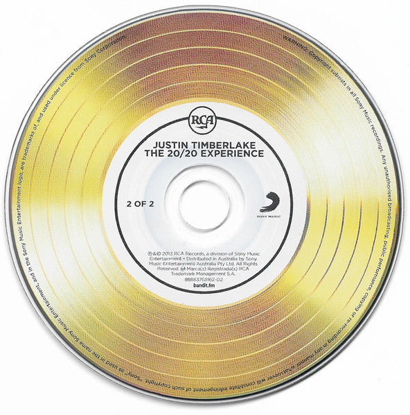 Justin Timberlake : The 20/20 Experience - The Complete Experience (2xCD, Comp)