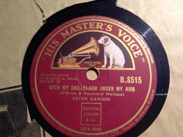 Peter Dawson : Phil The Fluter´s Ball / With My Shillelagh Under My Arm (Shellac, 10")