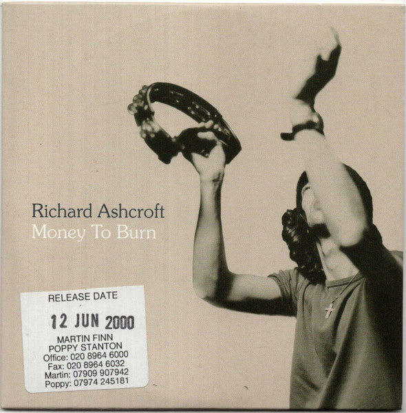 Richard Ashcroft : Money To Burn (CD, Single, Promo)