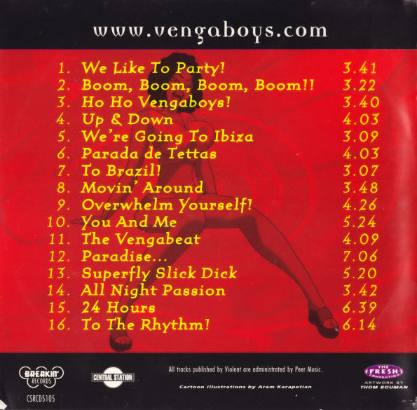 Vengaboys : The Party Album! (CD, Album + VCD, Comp)