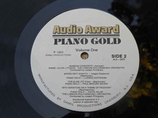 The London Philharmonic Orchestra* : Piano Gold (LP, Comp)