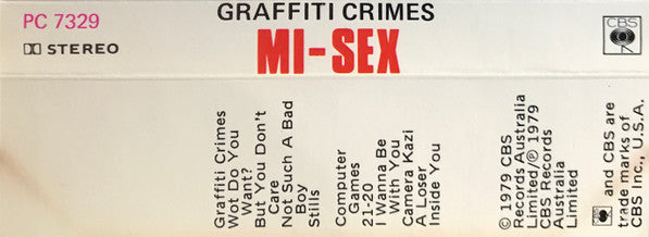 Mi-Sex : Graffiti Crimes (Cass, Album)