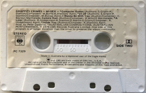 Mi-Sex : Graffiti Crimes (Cass, Album)
