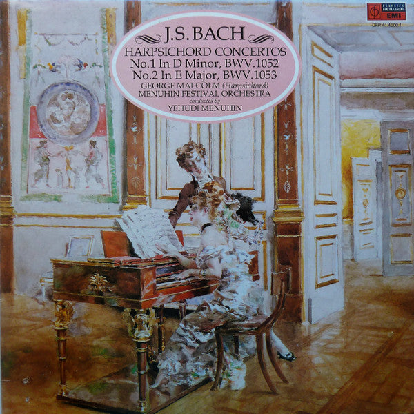 J.S. Bach*, Yehudi Menuhin, George Malcolm, Menuhin Festival Orchestra : Harpsichord Concertos (LP, RE)