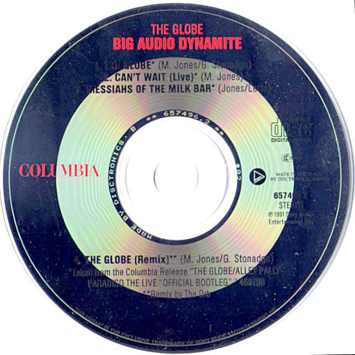 Big Audio Dynamite II : The Globe (CD, Single, Car)