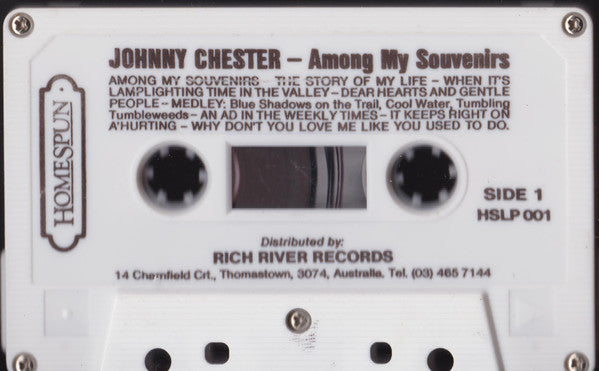 Johnny Chester : Among My Souvenirs (Cass, Album)