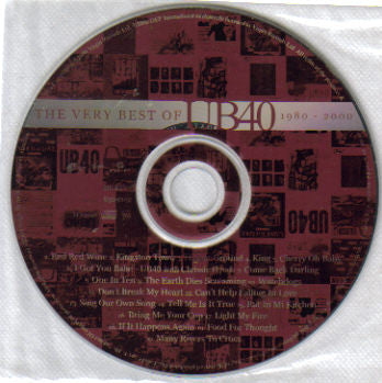 UB40 : The Very Best Of UB40 1980 - 2000 (CD, Comp)