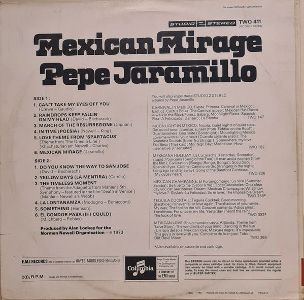 Pepe Jaramillo : Mexican Mirage (LP, Album)