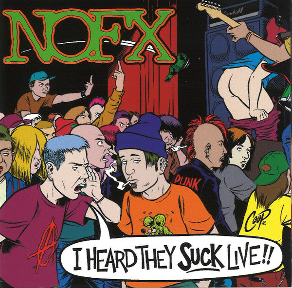 NOFX : I Heard They Suck Live!! (CD, Album, RE)