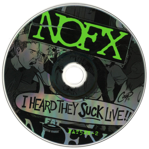 NOFX : I Heard They Suck Live!! (CD, Album, RE)
