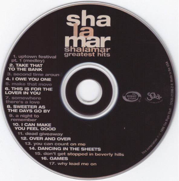 Shalamar : Greatest Hits (CD, Album, Comp)