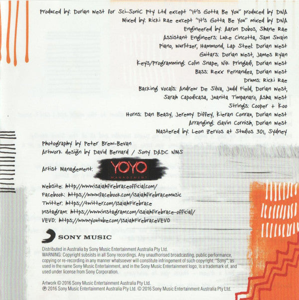 Isaiah (16) : Isaiah  (CD, Album)