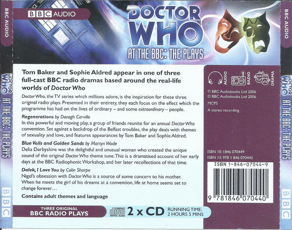 Various : Doctor Who At The BBC: The Plays (2xCD)