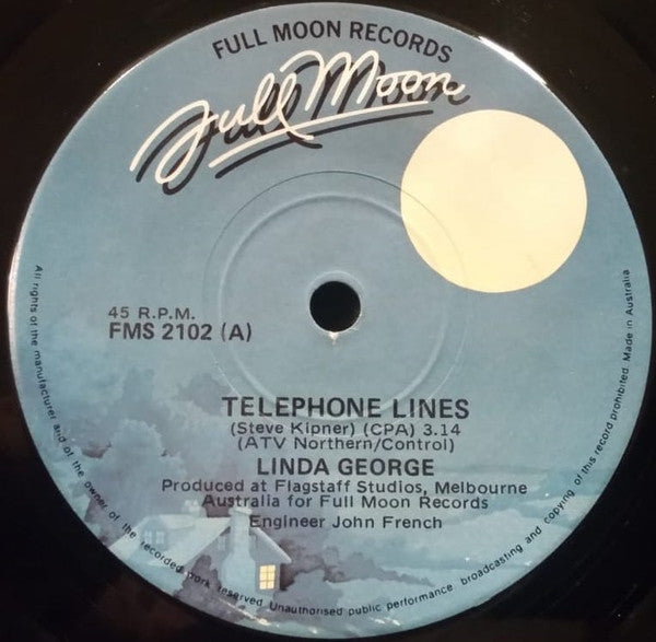 Linda George : Telephone Lines (7", Single)