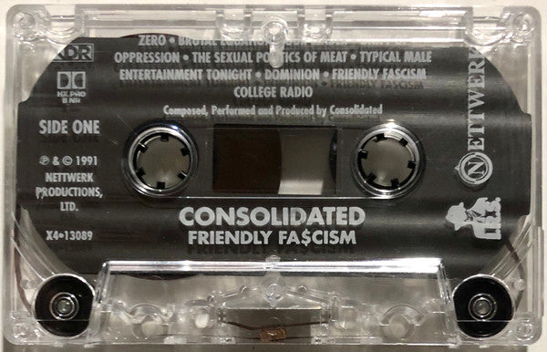 Consolidated : Friendly Fa$cism (Cass, Album, Dol)