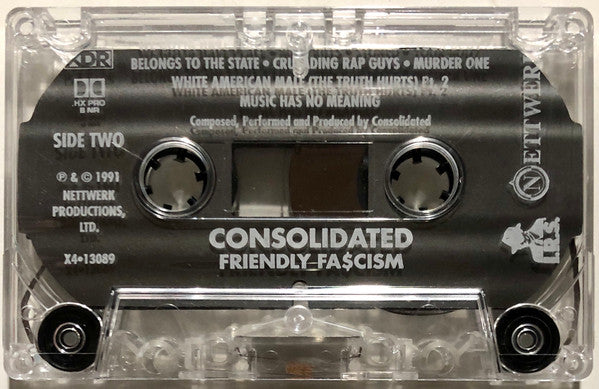 Consolidated : Friendly Fa$cism (Cass, Album, Dol)