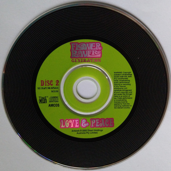 Various : Flower Power Generation - Love & Peace (2xCD, Comp)