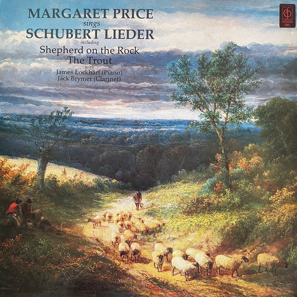Margaret Price Sings Schubert* With James Lockhart, Jack Brymer : Margaret Price Sings Schubert Lieder (LP)