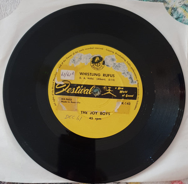 The Joy Boys : Whistling Rufus (7", Single)