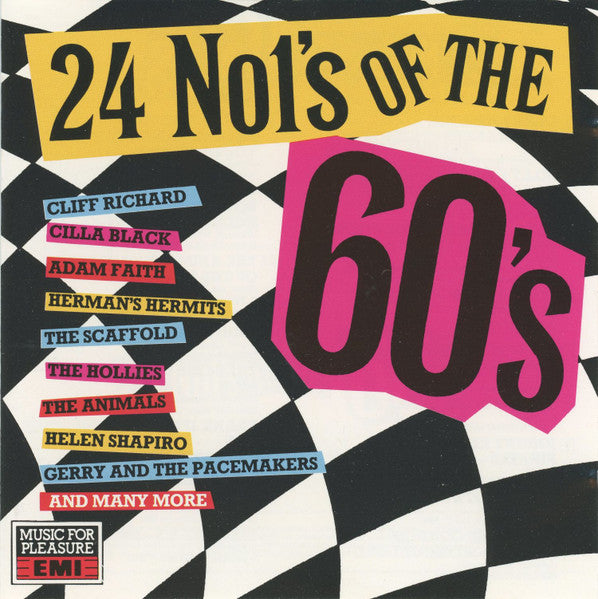 Various : 24 No 1's Of The 60's (CD, Comp, Mono)