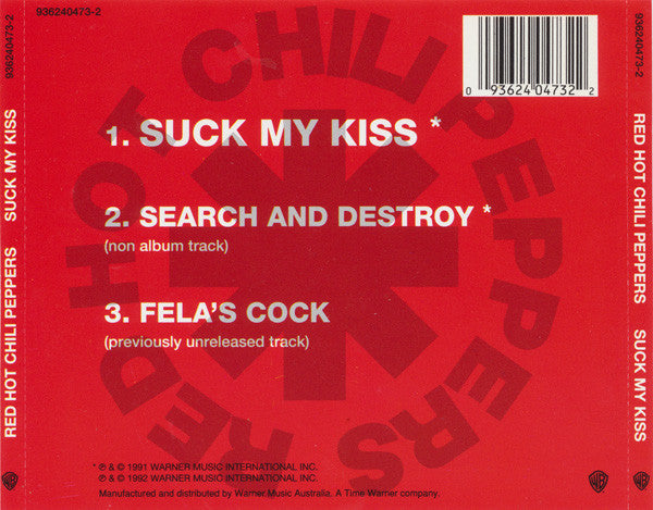 Red Hot Chili Peppers : Suck My Kiss (CD, Single, Ltd)