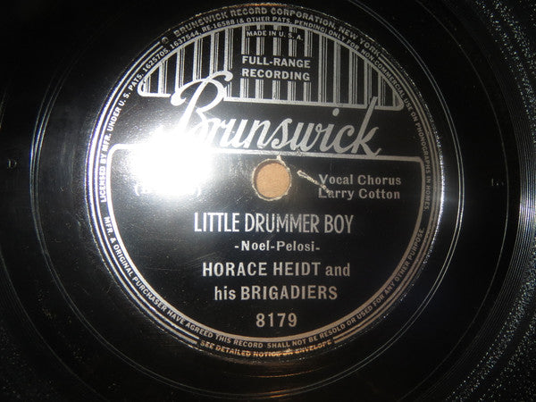 Horace Heidt And His Brigadiers : Little Drummer Boy / There's A Brand New Picture In My Picture Frame (Shellac, 10")