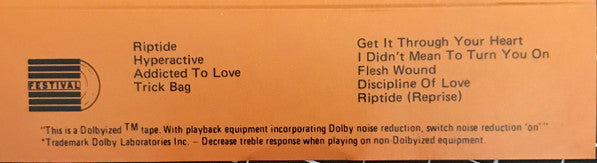 Robert Palmer : Riptide (Cass, Album, Dol)