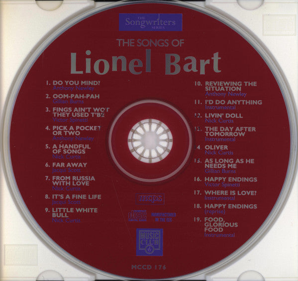 Lionel Bart - Various With The London Theatre Orchestra : The Songs Of Lionel Bart (CD, Album)