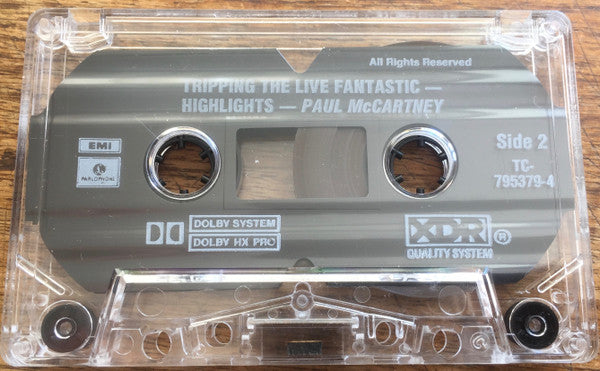 Paul McCartney : Tripping The Live Fantastic - Highlights! (Cass, Album, XDR)