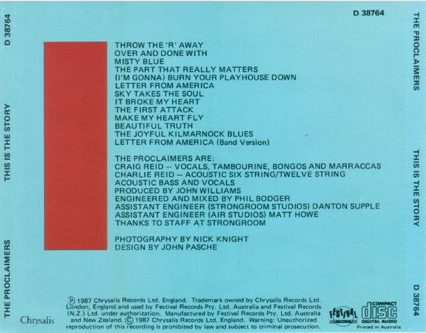 The Proclaimers : This Is The Story (CD, Album)