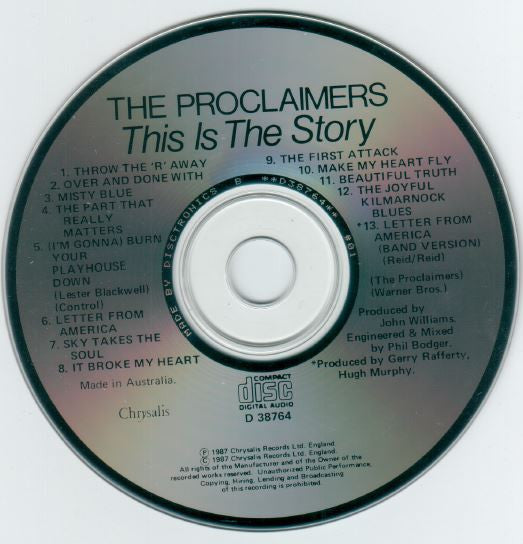 The Proclaimers : This Is The Story (CD, Album)