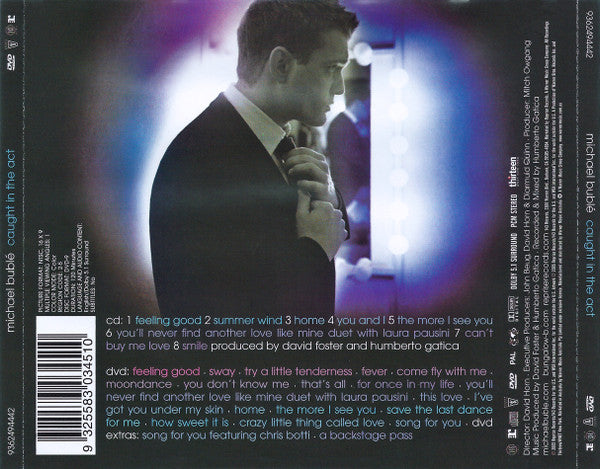 Michael Bublé : Caught In The Act (CD, Album + DVD-V, Album)