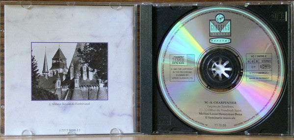 Charpentier* - Il Seminario Musicale, Agnès Mellon, Gérard Lesne, Ian Honeyman, Jacques Bona : Leçons De Ténèbres . Office Du Vendredi Saint (CD, Album)